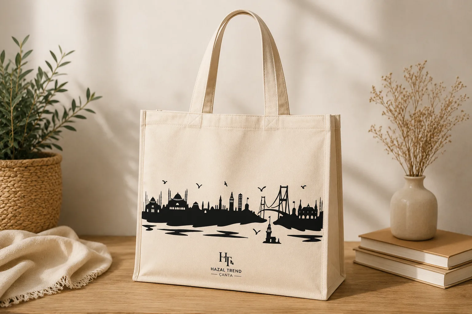 Gabardin Bez Çanta — Kalın dokulu ve dayanıklı kumaş yapısıyla öne çıkan gabardin bez çantalar, premium görünüm ve uzun ömürlü kullanım sunar. Kurumsal promosyonlar, mağaza kullanımları ve özel etkinlikler için ideal bir tercihtir.